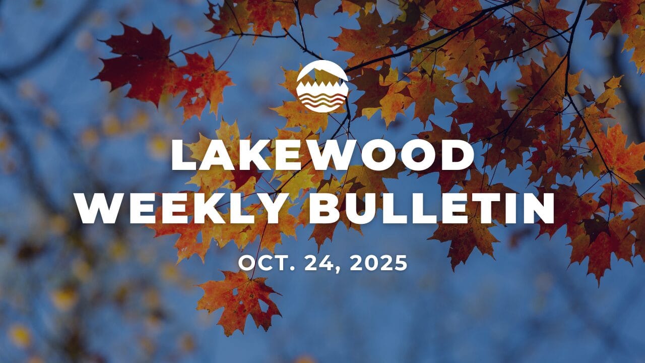 Lakewood Weekly Bulletin: Oct. 24, 2025