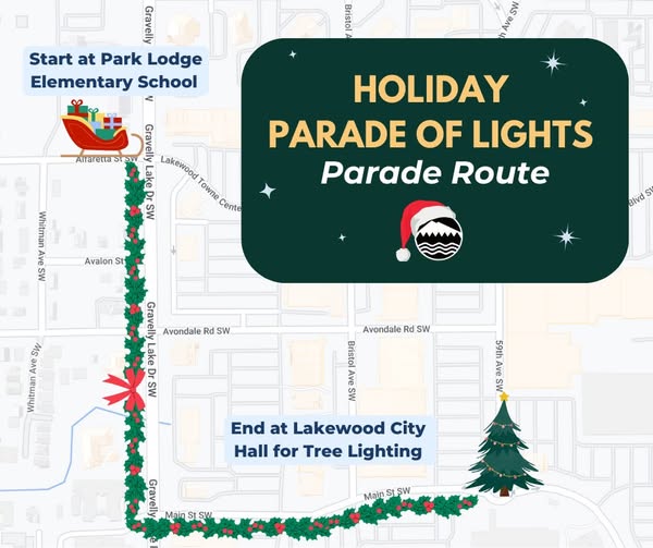 Be prepared for holiday activities Saturday night in downtown Lakewood